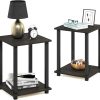 71X0bkACbKL._AC_SL1500 Simplistic Set of 2 End Table, Espresso/Black