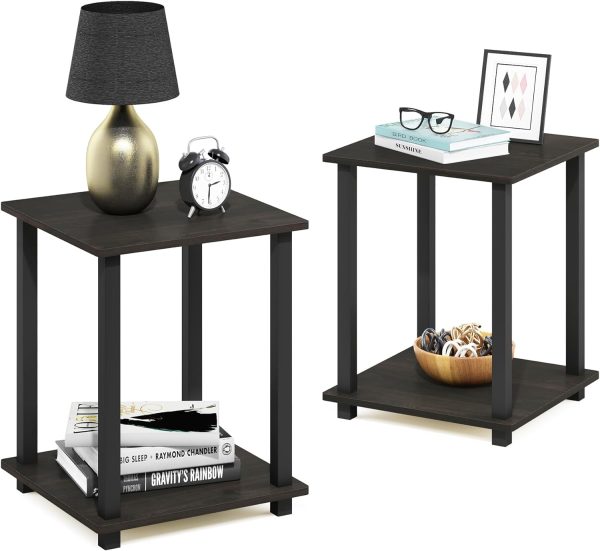 71X0bkACbKL._AC_SL1500 Simplistic Set of 2 End Table, Espresso/Black