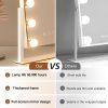 71ZyyWjA6HL._AC_SL1500 Makeup Mirror with Lights, Vanity Mirror with Lights, Lighted Makeup Mirror, 3 Color Modes, Dimmable Light,360° Rotation