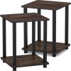 71kkV_8sTNL._AC_SL1500 Simplistic Set of 2 End Table, Espresso/Black