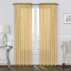 71n1yiM0-JL._AC_SL1500 2 Pack: Basic Rod Pocket Sheer Voile Window Curtain Panels - Assorted Colors (White, 84 in. Long)