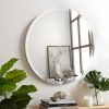 71qDwRLVZ4L._AC_SL1500 16x24 inch Beveled Bathroom Mirror, Rectangle Frameless Mirror, 1" Polished Beveled Edge Wall Mirror, Beveled Square Mirror for Bathroom, Living Room, Bedroom