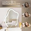 71sqnruIsuL._AC_SL1500 Vanity Mirror with Lights 17.7" X 21.6" Irregular Cute Cloud Lighted Makeup Mirror with Dimmable 3 Light Modes Esthetics Hollywood Mirror for Tabletop Wall-Mounted Bedroom Beauty Salon