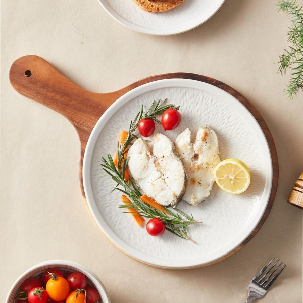 Dinnerware Sets, Beige Relief Plates and Bowls Sets, 12 Pieces Stoneware Dinnerware Set Service for 4, Vintage Look Dish Set Clearance, Handmade Highly Chip and Crack Resistant Dishes