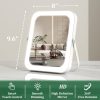 71wSZM_eDL._AC_SL1500 8"x10" Lighted Vanity Mirror, Makeup Mirror with Light, Dimmable Touch Screen, Portable Travel Mirror with U-Shaped Bracket, Cosmetic Mirror with Lights for Makeup Desk & Dressing Room