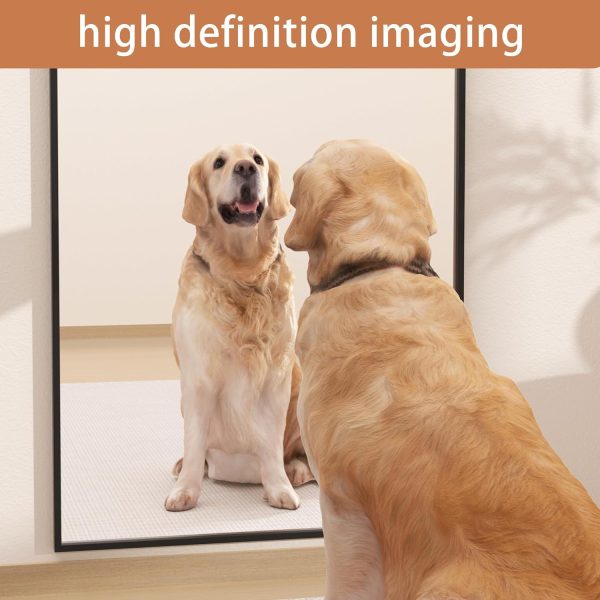 Black Vanity Mirror, 26×38 Black Mirror for Bathroom,Large Bathroom Mirror,Square Mirror (Black)