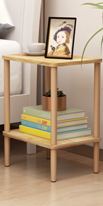 lucknock solid wood end table
