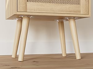 rattan nightstand