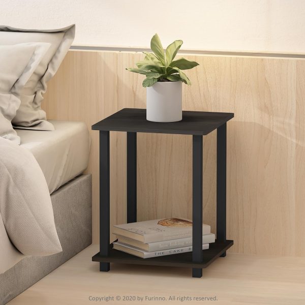 811d7EKqxXL._AC_SL1500 Simplistic Set of 2 End Table, Espresso/Black