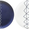 818jb-wnNTS._AC_SL1500 12 Piece Melamine Dinnerware Set - Durable, Dishwasher Safe Blue Plates and Bowls - Dining, Parties, Camping Dish Set Blue Planet Collection