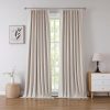 81E1Rp58-ZL._AC_SL1500 Linen Blended Pinch Pleated Drapes,Blackout and Thermal Insulated Noise Reducing Pleated Curtains for Bedroom Nursery,Backtab 108 Inches with 9 Hooks,40"x108", 1 Panel,Natural Beige