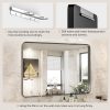 81HC7MHBaQL._AC_SL1500 Black Metal Framed Vanity Rounded Rectangle Bathroom Mirrors for Over Sink Wall, 30x22 Inch Matte Large Mirror, Modern Decorative for Restroom, Farmhouse, Horizontally or Vertically Hanging