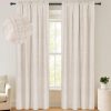 100% Blackout Shield Linen Blackout Curtains 84 Inches Long 2 Panels Set, Blackout Curtains for Bedroom, Thermal Insulated Rod Pocket Window Curtains & Drapes Living Room, 50W X 84L, Beige