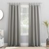 Energy Saving Blackout Tab Top Curtain Panel, 40" x 84", Blush Pink