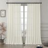 81cH3vqLn-L._AC_SL1500 Pleated Linen Curtains 96 Inches Long for Living Room 2 Panel Set, Semi Sheer Pinch Pleat Back Tab Drapes with Hooks Neutral Boho Light Filtering Curtain for Bedroom Window 8 Ft W38xL96