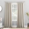 Energy Saving Blackout Tab Top Curtain Panel, 40" x 84", Blush Pink