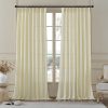 81lZNkObyPL._AC_SL1500 Pleated Linen Curtains 96 Inches Long for Living Room 2 Panel Set, Semi Sheer Pinch Pleat Back Tab Drapes with Hooks Neutral Boho Light Filtering Curtain for Bedroom Window 8 Ft W38xL96