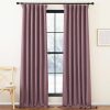 Faux Linen Curtains 90 inches Long for Doorway, Pinch Pleated Thick Room Darkening Window Treatments Noise Reducing Privacy for Living Room/Bedroom, Natural, W34 x L90, 2 Panels
