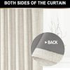 100% Blackout Shield Linen Blackout Curtains 84 Inches Long 2 Panels Set, Blackout Curtains for Bedroom, Thermal Insulated Rod Pocket Window Curtains & Drapes Living Room, 50W X 84L, Beige