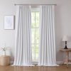 81pPz2WKFhL._AC_SL1500 Linen Blended Pinch Pleated Drapes,Blackout and Thermal Insulated Noise Reducing Pleated Curtains for Bedroom Nursery,Backtab 108 Inches with 9 Hooks,40"x108", 1 Panel,Natural Beige