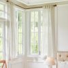 81psKGpjDtL._AC_SL1500 White Linen Sheer Curtains 96 Inch Length for Extra Wide Windows 84 Inch Width 2 Panel Back Tab Pocket Light Filter Semi Sheer Long Skinny Curtains for Living Room Rustic Farmhouse 8 FT Wide 84 x 96
