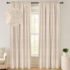 100% Blackout Shield Linen Blackout Curtains 84 Inches Long 2 Panels Set, Blackout Curtains for Bedroom, Thermal Insulated Rod Pocket Window Curtains & Drapes Living Room, 50W X 84L, Beige