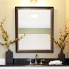 81zuPUgenNL._AC_SL1500 Bronze Copper Oil Rubbed Framed Wall Mirror, Vanity Mirror, Bathroom Mirrors, Rectangle Mirrors, Living Room Mirrors - 26" x 32"