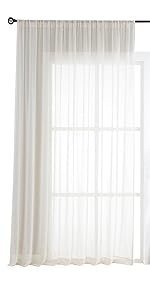 sliding door curtains