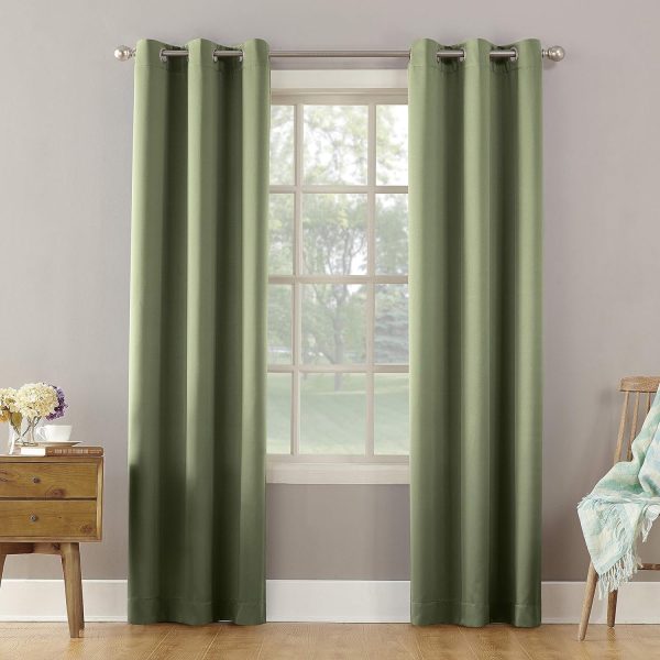 91A6RYJJenL._AC_SL1500 Energy Efficient Grommet Curtain Panel, 40" x 84", Mineral