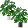 28'' Fake Plants Large Artificial Plants Tall Faux Plants Indoor for Home Farmhouse Bedroom Living Room Decor