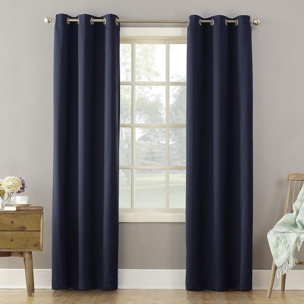 91MOjziFpzL._AC_SL1500 Energy Efficient Grommet Curtain Panel, 40" x 84", Mineral