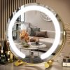 91P4bwoMe-L._AC_SL1500 Vanity Mirror with Lights, 17x13 inch LED Lighted Makeup Mirror, Large Makeup Mirror with Lights, Touch Sensor with 3-Color Lighting, Dimmable for Vanity Desk Tabletop, Bedroom