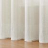 91QGt8hIpdL._AC_SL1500 Linen Curtains for Living Room,Semi-Sheer Curtains 90 Inches Long,Living Room Curtains 2 Panel Sets,White Curtains Pinch Pleated Curtains & Drapes(W52 x L90 Inch, Off-White)
