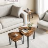 91cWaMOy9aL._AC_SL1500 Nesting Coffee Tables, End Tables Set of 2 for Living Room Bedroom, Industrial Small Stacking Side Tables with Metal Frame for Couch, Rustic Brown and Black ULET013B01