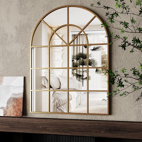 Black Vanity Mirror, 26×38 Black Mirror for Bathroom,Large Bathroom Mirror,Square Mirror (Black)