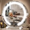 91kNOtpQ5jL._AC_SL1500 Vanity Mirror with Lights, 17x13 inch LED Lighted Makeup Mirror, Large Makeup Mirror with Lights, Touch Sensor with 3-Color Lighting, Dimmable for Vanity Desk Tabletop, Bedroom