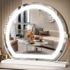 91plGRKVeKL._AC_SL1500 Vanity Mirror with Lights, 17x13 inch LED Lighted Makeup Mirror, Large Makeup Mirror with Lights, Touch Sensor with 3-Color Lighting, Dimmable for Vanity Desk Tabletop, Bedroom