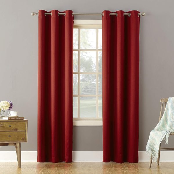91tJiJK6WwL._AC_SL1500 Energy Efficient Grommet Curtain Panel, 40" x 84", Mineral