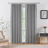 91vP-u6T7KL._AC_SL1500 Linen Blended Pinch Pleated Drapes,Blackout and Thermal Insulated Noise Reducing Pleated Curtains for Bedroom Nursery,Backtab 108 Inches with 9 Hooks,40"x108", 1 Panel,Natural Beige