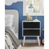 A-small-bedside-table-with-two-drawers-white-bedside-table-suitable-for-bedrooms-and-living-rooms_62ea1b1e-0b5f-4689-a77e-5c619a7ea2fa A small bedside table with two drawers, white bedside table, suitable for bedrooms and living rooms