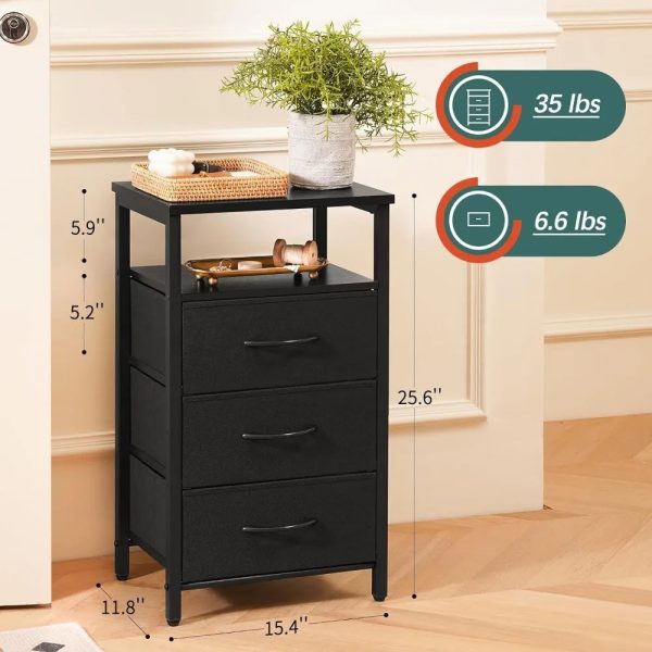 Black-Night-Stand-with-LED-Lights-Charging-Station-End-Bedside-Table-with-3-Drawers-USB-Ports_f46103a1-aa41-4543-b5bf-7d65af4fb640 Black Night Stand with LED Lights&Charging Station, End Bedside Table with 3 Drawers, USB Ports and Outlets for Bedroom Living