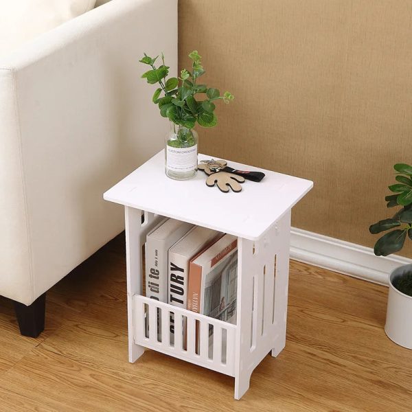 European-Style-Bedside-Modern-Minimalist-Mini-Storage-Rack-Living-Room-Small-Square-Table-Magazine-Table-Small European Style Bedside Modern Minimalist Mini Storage Rack Living Room Small Square Table Magazine Table Small Coffee Table