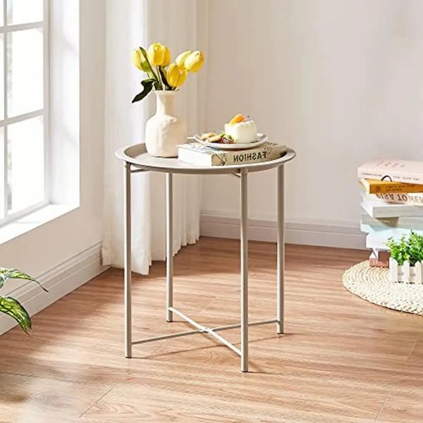 Metal-Tray-Sofa-Side-Tables-Set-of-2-Outdoor-Indoor-Snack-Coffee-Accent-Living-Room-Waterproof_859e4c99-49e8-4231-ac39-56cb55731116 Metal Tray Sofa Side Tables Set of 2 Outdoor Indoor Snack Coffee Accent Living Room Waterproof Anti-Rust End Table Grey Decor