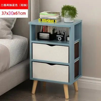 Net celebrity bedside table simple multifunctional European style small bedroom bedside storage cabinet storage cabinet LX110310
