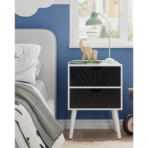 Nightstand-Small-Bedside-Table-with-Two-Drawers-Bedside-Furniture-Mid-Century-Modern-End-Table-with-for_e4f8c914-344c-486e-8212-e95c33ab330b Nightstand,Small Bedside Table with Two Drawers,Bedside Furniture,Mid-Century Modern End Table with for Bedroom,Living Room