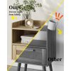 Nightstand-with-Charging-Station-Bedside-Table-with-PE-Rattan-Decor-Drawer-Rattan-Night-Stand-with-Solid_ca876444-1c6a-4a75-ab6f-ab4b91829365 Nightstand with Charging Station,Bedside Table with PE Rattan Decor Drawer,Rattan Night Stand with Solid Wood Legs