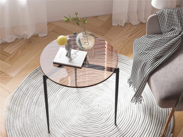 Round-Coffee-Side-End-Table-Leisure-Tempered-Glass-Side-Table-with-Sleek-Metal-Legs_3f444ed8-c0e0-4b71-92f8-083203a1d451 Round Coffee Side End Table Leisure Tempered Glass Side Table with Sleek Metal Legs
