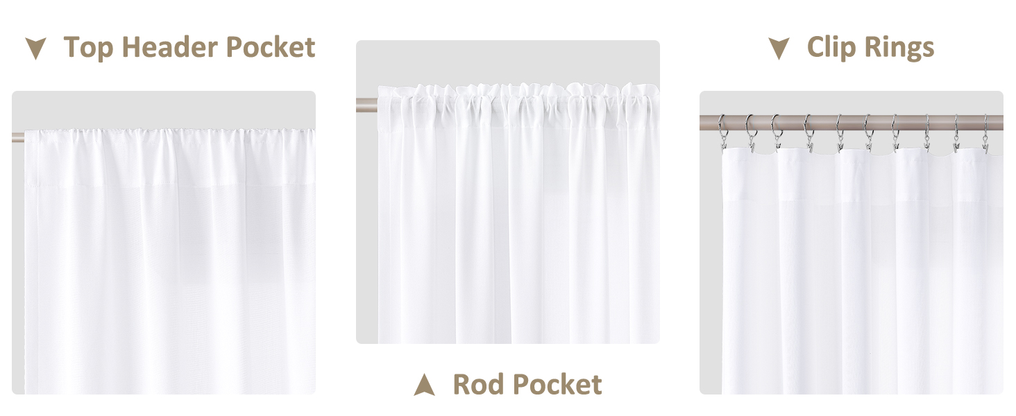 linen curtains