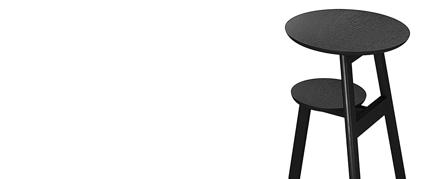 Round End Side Table