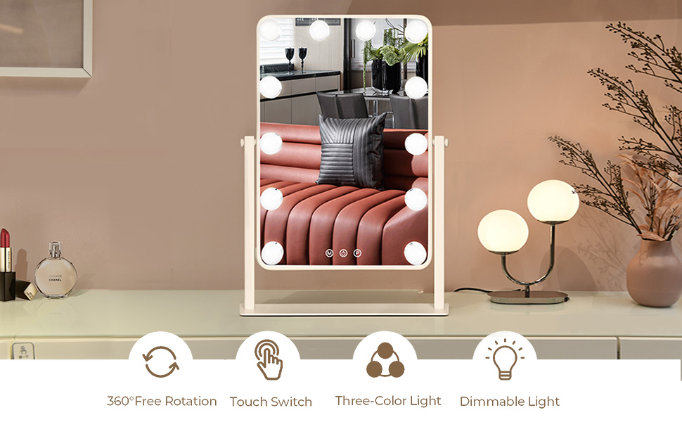 vanity mirror with lights